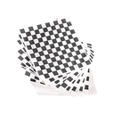 Papel Antigrasa Cuadriculado Negro 30x40 - c/250