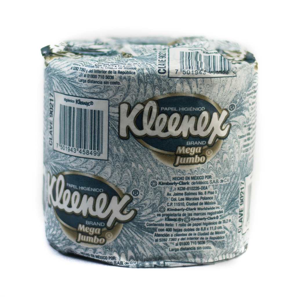 [90217] Papel Higiénico Individual - Kleenex c/400 hojas dobles