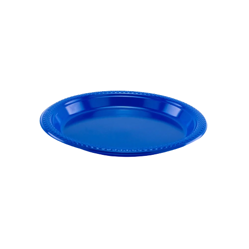 Plato Plástico Azul Rey #9 c/20 - Amscan