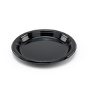 Plato Plástico Negro #9 c/20 - Amscan