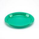 Plato Plástico Verde Bandera #7 c/20 - Amscan