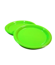 Plato Plástico Verde Kiwi #7 c/20 - Amscan