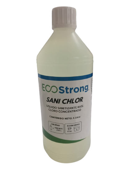 Sani Chlor - Sanitizante Base Cloro Concentrado "1 lt."