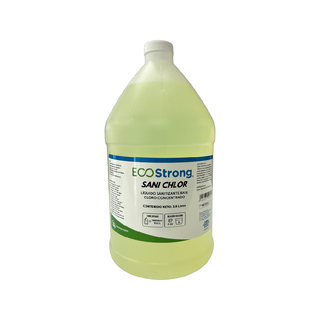 Sani Chlor - Sanitizante Base Cloro Concentrado "3.8 lts."