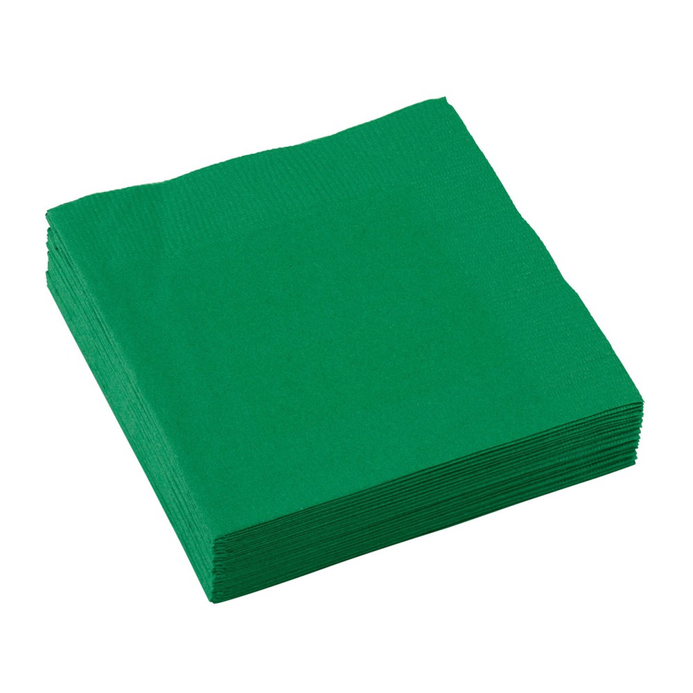 Servilleta Coctel Verde Bandera c/50 - Amscan