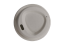 Tapa Biodegradable Blanca de Caña (para vaso 8oz B.Caliente) Pte c/50