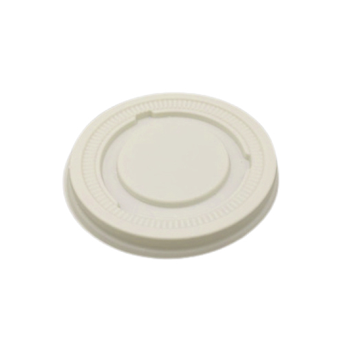 [FMST-2-2500] Tapa Biodegradable Plana Fécula de Maíz sin apertura (para souffle 2oz) Pte c/100