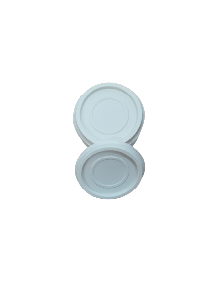 Tapa Biodegradable Plana Fécula de Maíz sin apertura (para souffle 4oz) Pte c/100