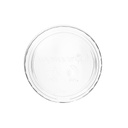 Tapa Biodegradable Plana Transparente sin apertura (para souffle 2oz) Pte c/100