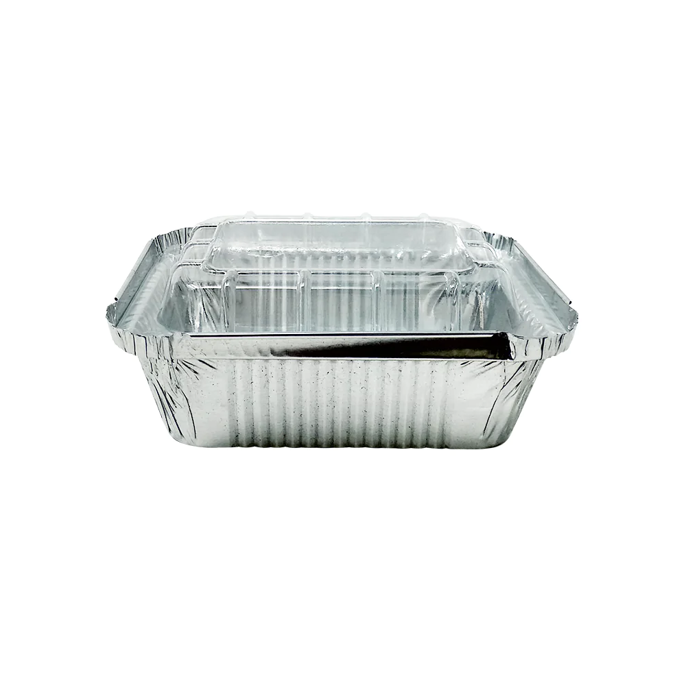 Tapa Domo Plástico para Molde Lasaña/Panque 15oz. 4x5" c/5