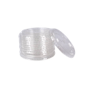 Tapa Plástica Lisa con Perforación IP para vasos 12/20oz. c/100