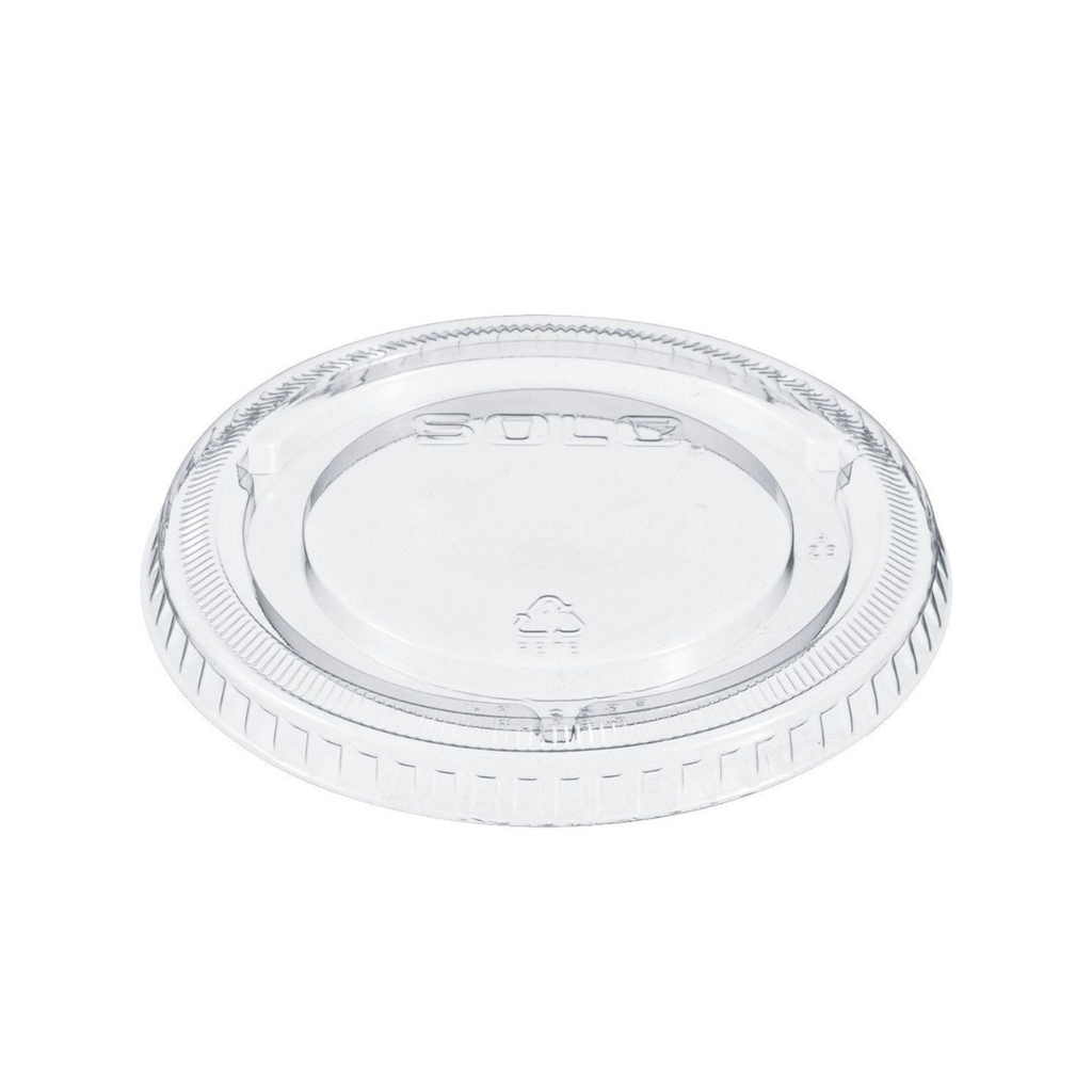 Tapa Plástica Lisa Solo p/9 y 12oz. c/100