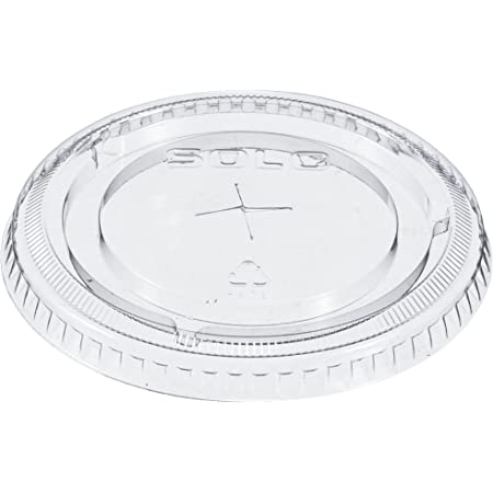 [662TS] Tapa Plástica Solo c/Ranura p/Popote c/100