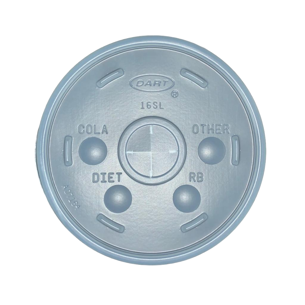 Tapa Plástica Traslucida c/perforación No.16SL "14, 16 y 20" c/100