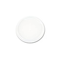 Tapa Plástica Traslucida para Envase Térmico s/perforación c/100