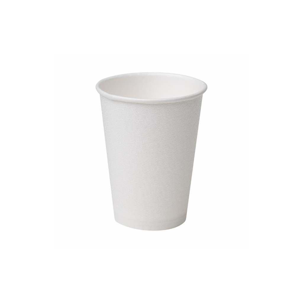 Vaso Bebida Caliente IP 12oz Cartón Blanco c/50