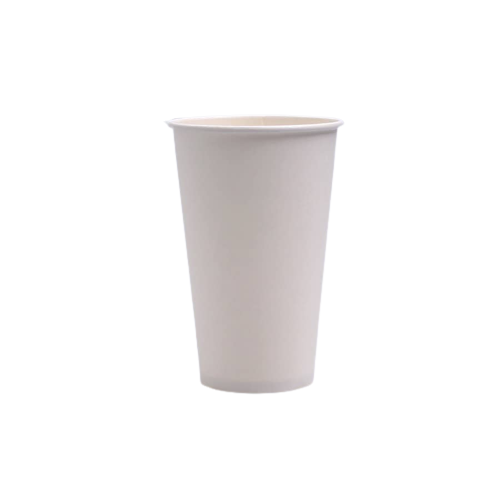 Vaso Bebida Caliente IP 16oz Cartón Blanco c/50