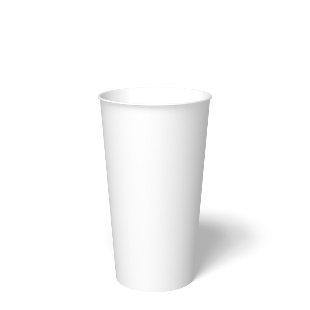 Vaso Bebida Caliente IP 20oz Cartón Blanco c/40