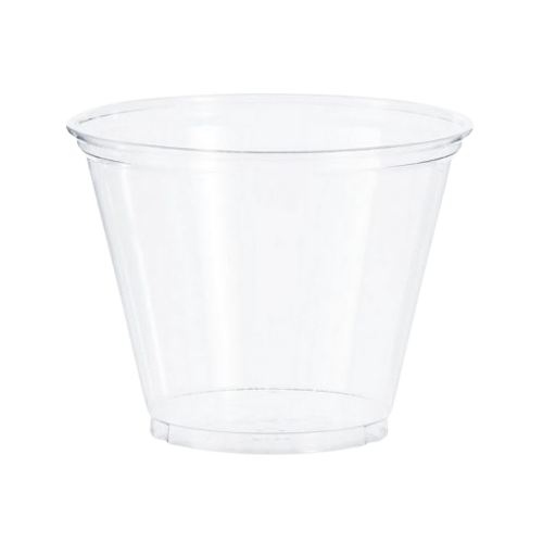 Vaso Plástico Solo 9oz Cristal Squat c/50 "TP9"