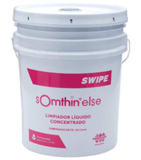[SEC] Limpiador Liquido Concentrado Somthin Else Cubeta 19Lts. "Swipe"