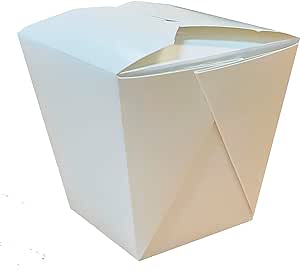 [CAS-26] Contenedor Rectangular Blanco Grado Alimenticio Para Arroz 26oz c/50