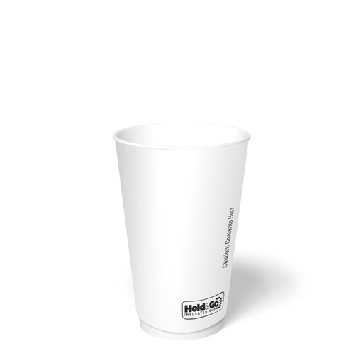 [SDR-16 H&GB] Vaso Bebida Caliente IP Hold & Go 16oz Cartón Blanco c/30