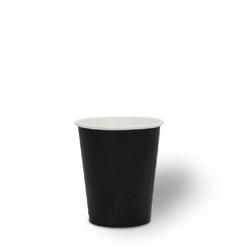 [SMRC-12 NEG] Vaso Bebida Caliente IP 12oz Cartón Negro c/50