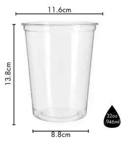 Envase Plástico 1 Litro MCC c/50