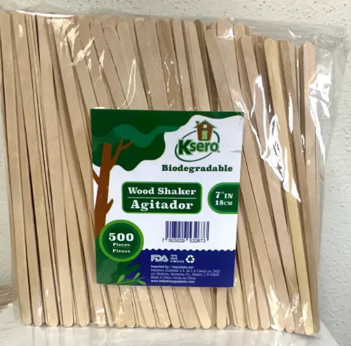 Agitador Biodegradable para Café 18cm Ksero - c/500