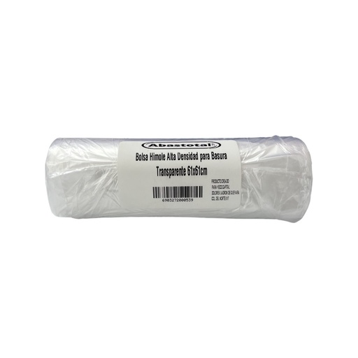 [BSW61] Bolsa Himole Alta Densidad para Basura Transparente 61x61cm c/50