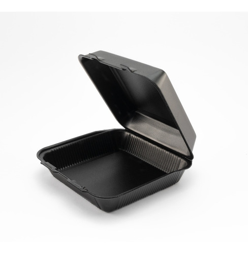 [CN7X7L NEGRO] Contenedor 7X7 Liso Negro C/100