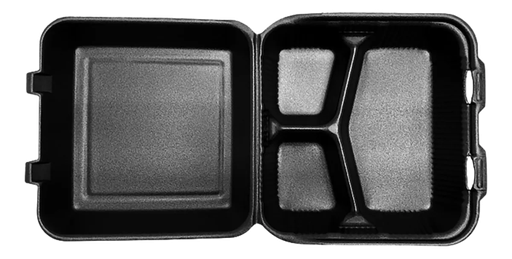 [CN8X8D  NEGRO] Contenedor 8X8 División Negro c/100