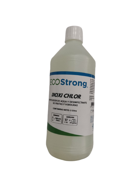 [DICL] Dioxi Chlor - Purificador de Agua y Desinfectante Frutas y Verduras "1 lt."