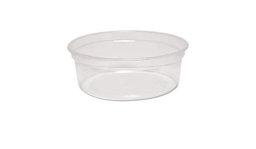 [MN8-0100] Envase Solo Traslúcido MN8 "1/4 lt" c/25