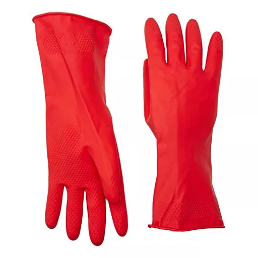 Guante Rojo de Latex Mediano y Gde Uso Doméstico