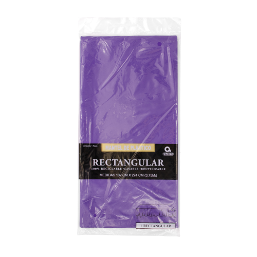 Mantel Rectangular Morado - Amscan