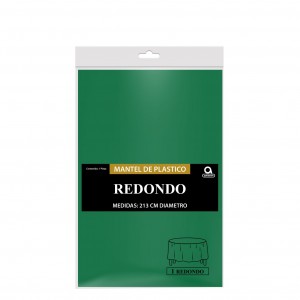 Mantel Redondo Verde Bandera - Amscan