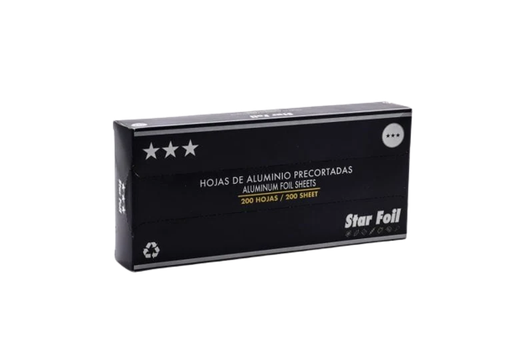 [SFH12200] Papel Aluminio Star Foil Hojas Pre-cortadas 12" c/200hojas
