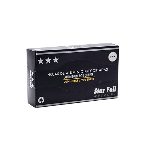 [SFH125008] Papel Aluminio Star Foil Hojas Pre-cortadas 12" c/500 hojas