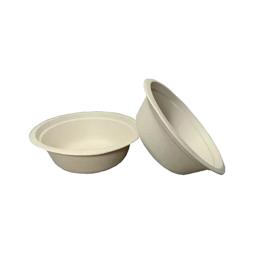 [50.BL12] Plato Biodegradable Hondo Pozolero 6" (de fibra de papel) c/50 (12oz)