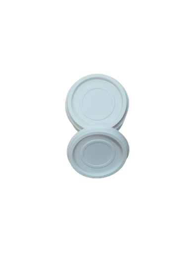 [FMST-4-2500] Tapa Biodegradable Plana Fécula de Maíz sin apertura (para souffle 4oz) Pte c/100