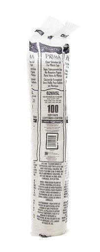 [626NSL] Tapa PET para Vaso de 12, 16, 20 y 24oz No requiere Popote c/100