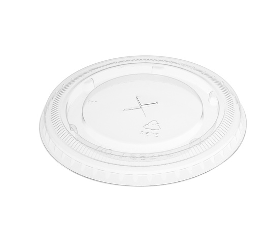 [A626P] Tapa Plástica Lisa con Perforación IP para vasos 12/24oz. c/100