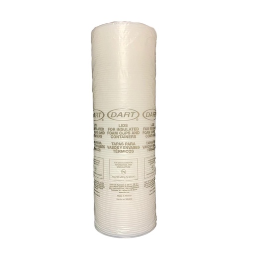 [20JL] Tapa Plástica Lisa sin/perforación para Envase del 12 c/100