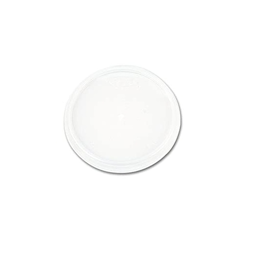 [32JL] Tapa Plástica Traslucida para Envase Térmico s/perforación c/100