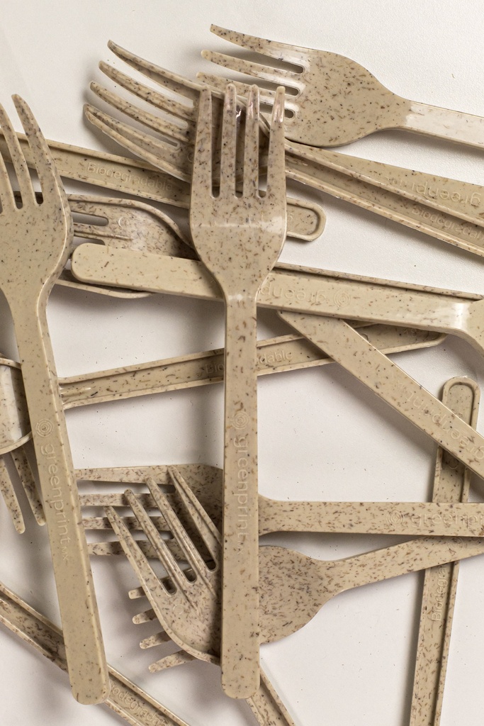 [TENAGAVE250] Tenedor Grande Biodegradable de Agave c/250