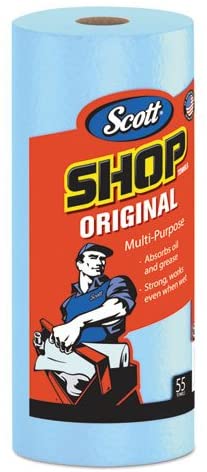 [1501] Toalla Azul en Rollo Uso Rudo c/55 hojas 11"x10.4"