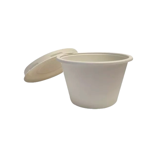 [FMS-4-2500] Vaso Biodegradable Souffle Fécula de Maíz 4oz Pte c/100