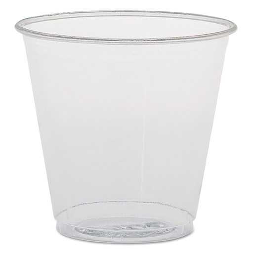 [TK35] Vaso Plástico "Souffle" Cristal Solo 3.5oz c/100