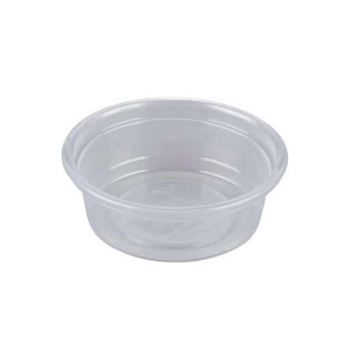 [050PC] Vaso Plástico "Souffle" Traslúcido Solo 0.5oz c/125